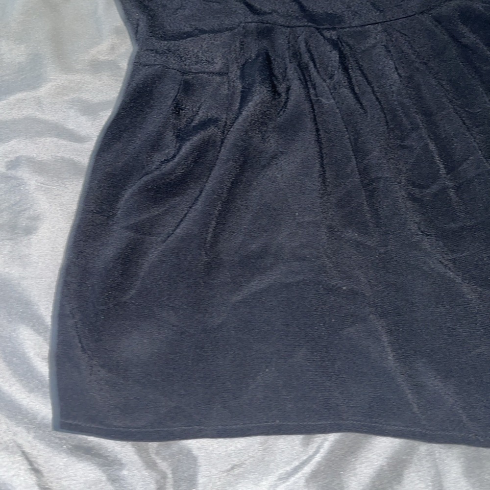 Madewell Women's Size Medium Lightweight Black Racer Back Spaghetti Strap Tank - Picture 7 of 12